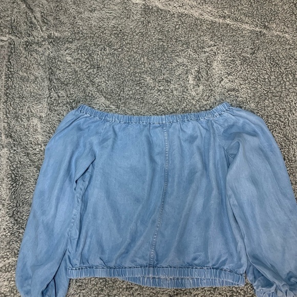 7 For all mankind Off shoulder top M - Picture 6 of 10